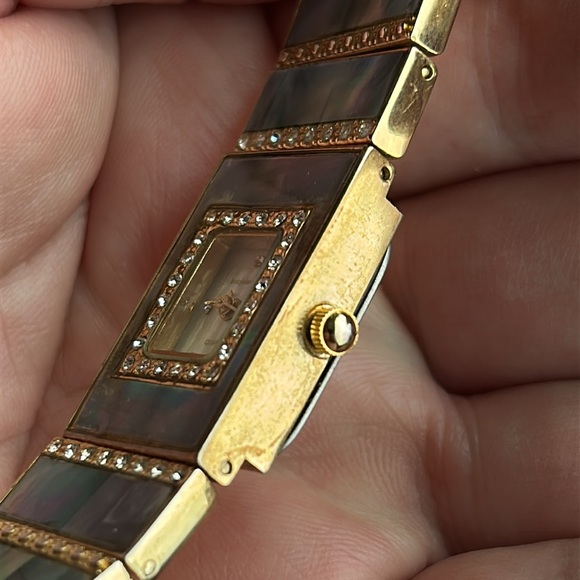 Bespoke Time Women's Iridescent Blue and Gold Watch - Picture 9 of 13